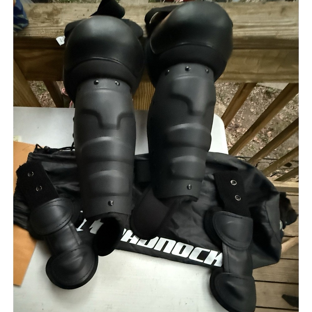 Monadnock Exotech Hard-shell Shin Guards Size Medium-Large - Picture 2 of 6